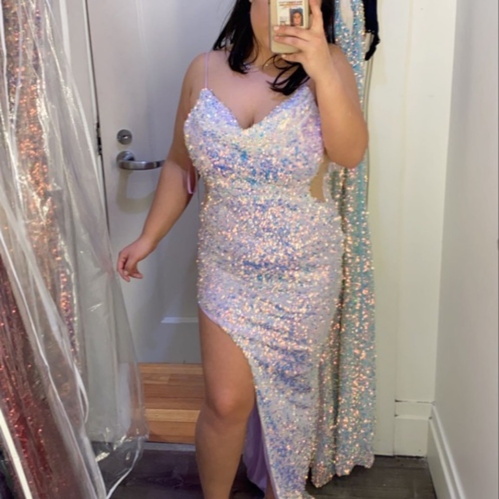 Elegant Sequin Evening Gown